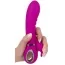 Вибратор XouXou Super Soft Silicone Rabbit Vibrator, розовый - Фото №11