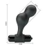 Анальная пробка с вибрацией MR Play Super Rower Silicone Vibrating Anal Plug, черная - Фото №6