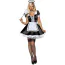 Костюм горничной Leg Avenue Classic French Maid Costume, черно-белый: платье + чокер + головной убор - Фото №1