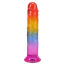 Фалоімітатор Doc Johnson Crystal Jellies Classic Dong 7, мультикольоровий - Фото №1