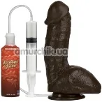 Фалоімітатор з еякуляцією The Amazing Squirting Realistic Cock, темно-коричневий - Фото №1