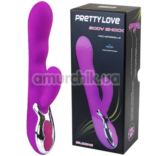 Вибратор Pretty Love Body Shock, фиолетовый