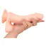Вібратор Nature Skin Bendable RC Vibrator With Balls, тілесний - Фото №9