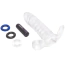 Насадка на пенис с вибрацией Size Up Vibrating 2 Inch Penis Extender With Ball Loop, прозрачная - Фото №5