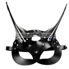 Маска дьявола Art of Sex Lucifer Mask, черная - Фото №1