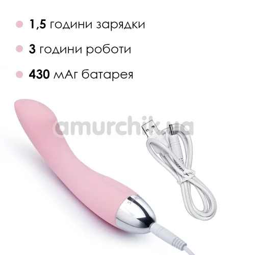Вибратор для точки G Svakom Amy, светло-розовый