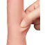 Фаллоимитатор Sliding-Skin Dual Layer Dong 7.5 с маленькой мошонкой, телесный - Фото №14