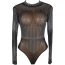 Боди Star Night Con Cuello Bodysuit, черное - Фото №9