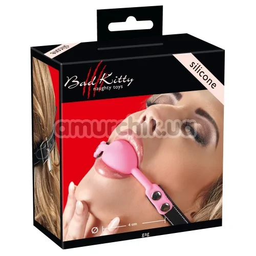 Кляп Bad Kitty Naughty Toys Gag, рожевий