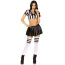 Костюм рефери Leg Avenue Time Out Ref Costume, черно-белый: топ + юбка + свисток - Фото №1