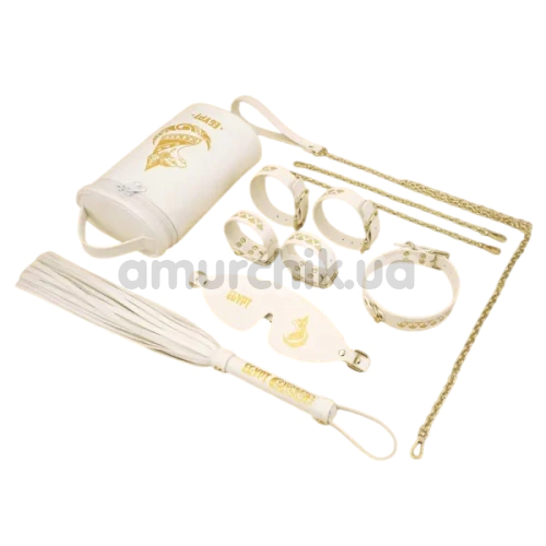 Бондажний набір Roomfun Egyptian Cat Bondage Kit, білий - Фото №1