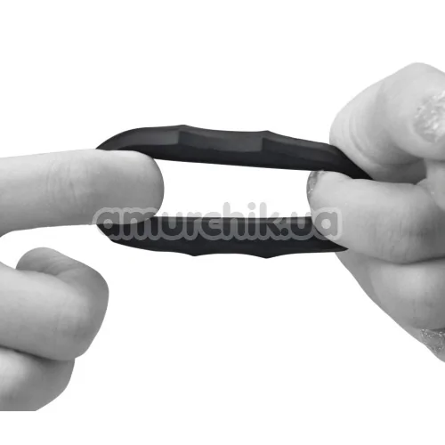 Эрекционное кольцо Power Plus Cock Ring Series LV1434, черное