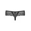 Трусики-стрінги Obsessive Miamor Lace, чорні - Фото №6