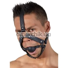 Кляп Bad Kitty Head Harness, черный - Фото №1