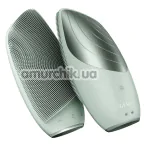 Ультразвуковая щетка для лица Geske Sonic Thermo Facial Brush 6 in 1, зеленая - Фото №1