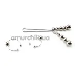 Набор украшений для сосков и клитора Nipple and Clitoral Non-Piercing Body Jewelry серебряный - Фото №1