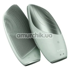 Ультразвуковая щетка для лица Geske Sonic Thermo Facial Brush 6 in 1, зеленая - Фото №1