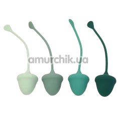 Набор вагинальных шариков Sweet Em Forest Tone Femme Set, зеленый - Фото №1