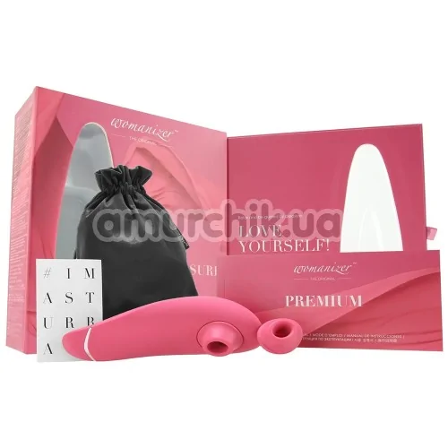 Симулятор орального секса для женщин Womanizer Premium, розовый