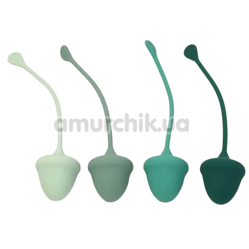 Набор вагинальных шариков Sweet Em Forest Tone Femme Set, зеленый - Фото №1