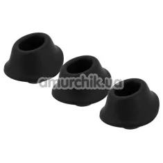 Набор насадок на симулятор орального секса для женщин Womanizer Premium, Classic (Size M), черный - Фото №1