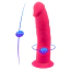 Вибратор Silexd Premium Silicone Dildo Model 2 Size 7 LRS, розовый - Фото №8