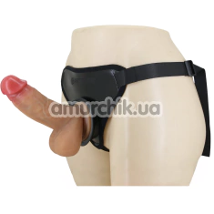 Страпон Pretty Love Harness Briefs Fogg 4.7 Dildo, телесный - Фото №1