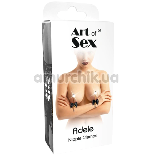 Зажимы для сосков Art of Sex Adele, черно-золотые