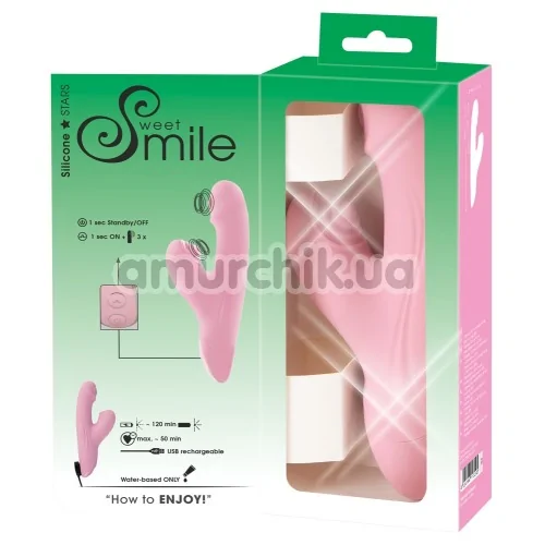 Пульсатор Sweet Smile Thumping G-Spot Massager, розовый