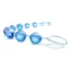 Анальний ланцюжок B Yours Basic Beads, блакитний - Фото №2
