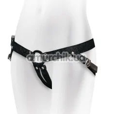 Трусики для страпона Lastic Strap-On, черные - Фото №1