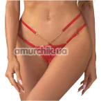 Трусики-стринги Obsessive Matildea, красные - Фото №1