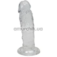 Фаллоимитатор Alive Jelly Dildo Majestic, прозрачный - Фото №1