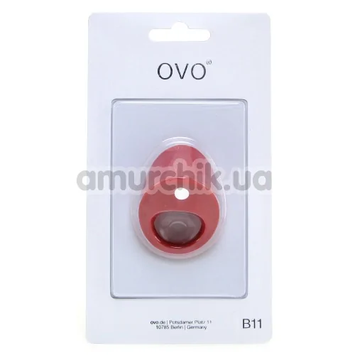 Віброкільце OVO B11, червоне