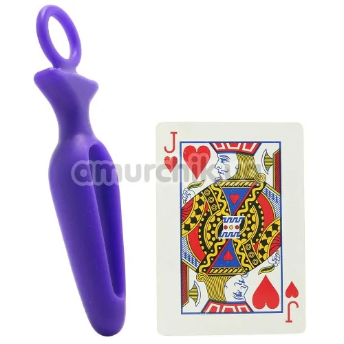 Анальная пробка Booty Call Silicone Groove Probe, фиолетовая