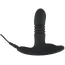 Анальная пробка с вибрацией и толчками XouXou Thrusting Vibrating Butt Plug, черная - Фото №4