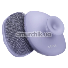 Щетка для тела Geske Body Brush 4 in 1 Suction Mount, фиолетовая - Фото №1