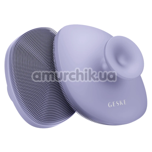 Щетка для тела Geske Body Brush 4 in 1 Suction Mount, фиолетовая - Фото №1