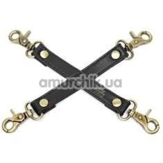 БДСМ кріплення Fifty Shades of Grey Bound To You Faux Leather Hogtie, чорне - Фото №1