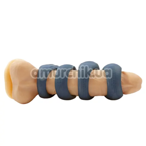 Виброкольцо Satisfyer Powerful One Ring Vibrator, синее