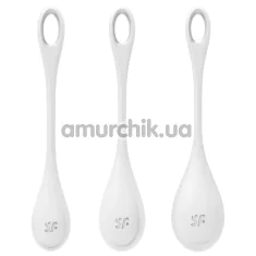 Набір вагінальних кульок Satisfyer Yoni Power 1, білий - Фото №1