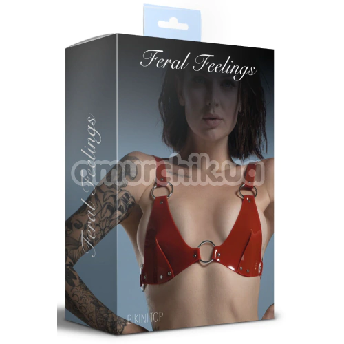 Бюстгальтер Feral Feelings Bikini Top, красный