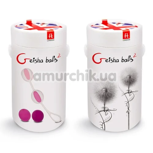 Вагинальные шарики Geisha Balls 2, розовые