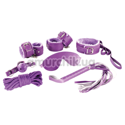 Бондажный набор Crushious Dungeons & Maidens, фиолетовый - Фото №1