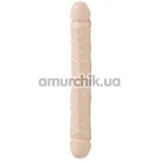 Двуконечный фаллоимитатор Veined Double Header Bender, 30 см телесный - Фото №1