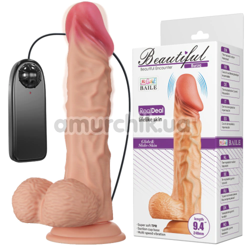 Вибратор Beautiful Encounter Buraq, телесный