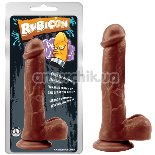 Фалоімітатор Rubicon Devil Inside Penis 8.8, коричневий
