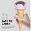 Клиторальный вибратор Ice Cream Vibrator, розовый - Фото №9