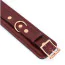 Фиксаторы для рук Liebe Seele Wine Red Leather Handcuffs with Rose Gold Hardware, бордовые - Фото №6