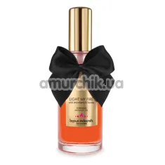 Массажное масло с согревающим эффектом Bijoux Indiscrets Light My Fire Wild Strawberry & Honey - земляника и мед, 100 мл - Фото №1